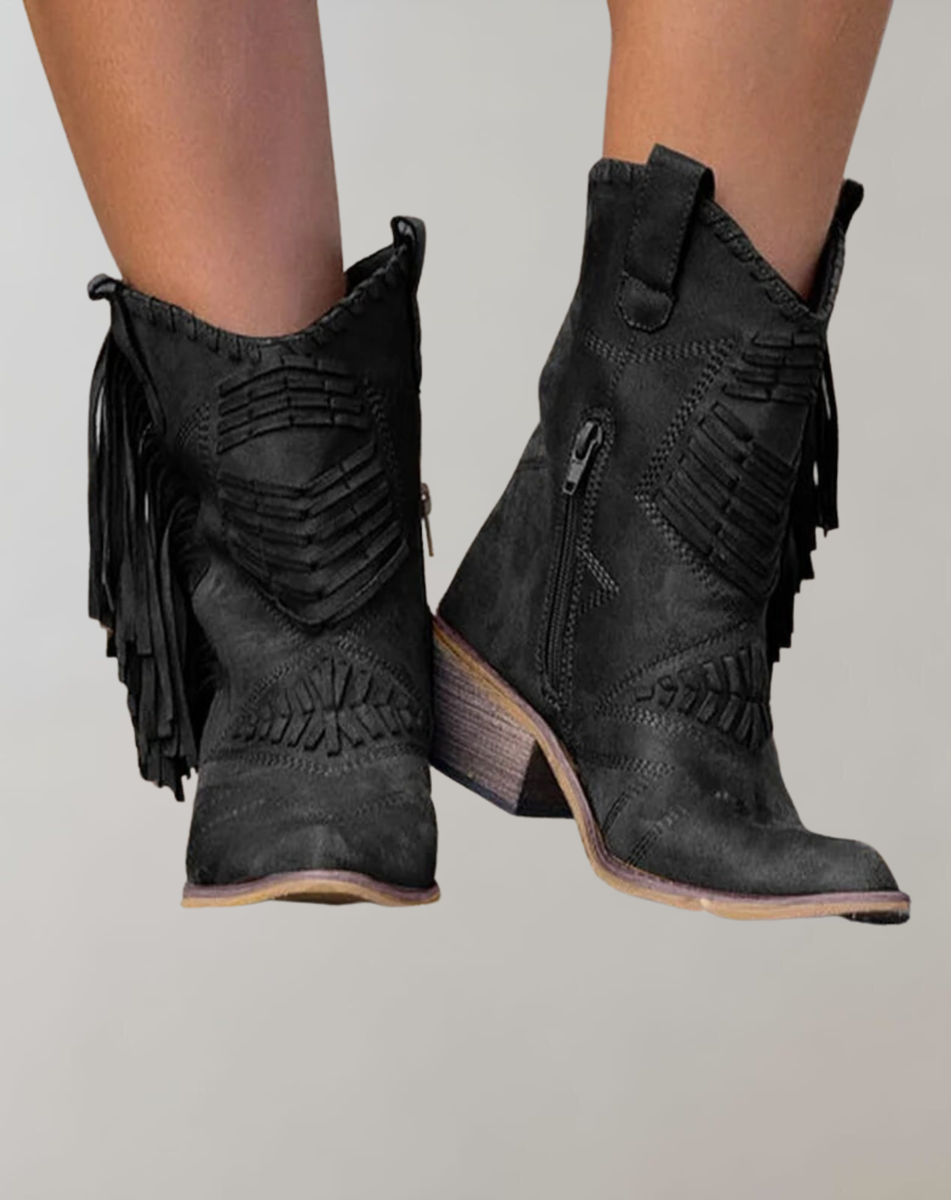Westernstövlar | Ankel | Tassel | Cowboystövlar | Cowgirlstövlar-Mira Lina