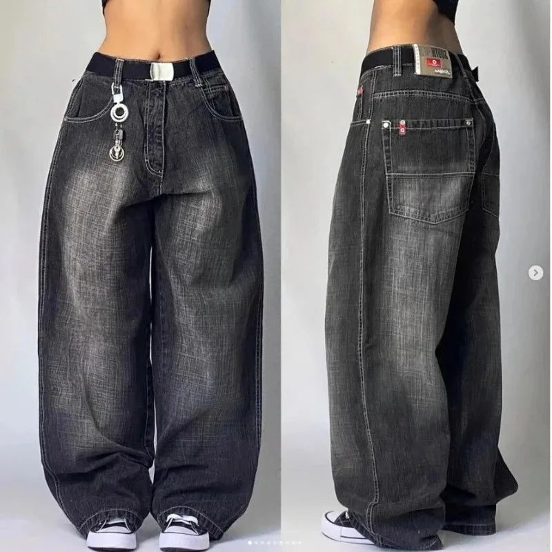 Baggy Jeans | Loose Fit | Wide Leg | Cargo Jeans | Damjeans-Mira Lina