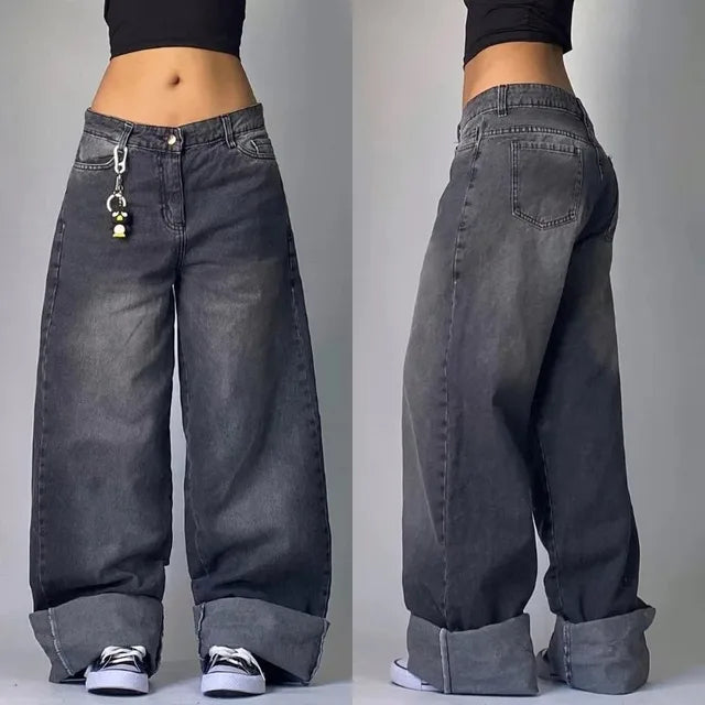 Baggy Jeans | Loose Fit | Wide Leg | Cargo Jeans | Damjeans-Mira Lina