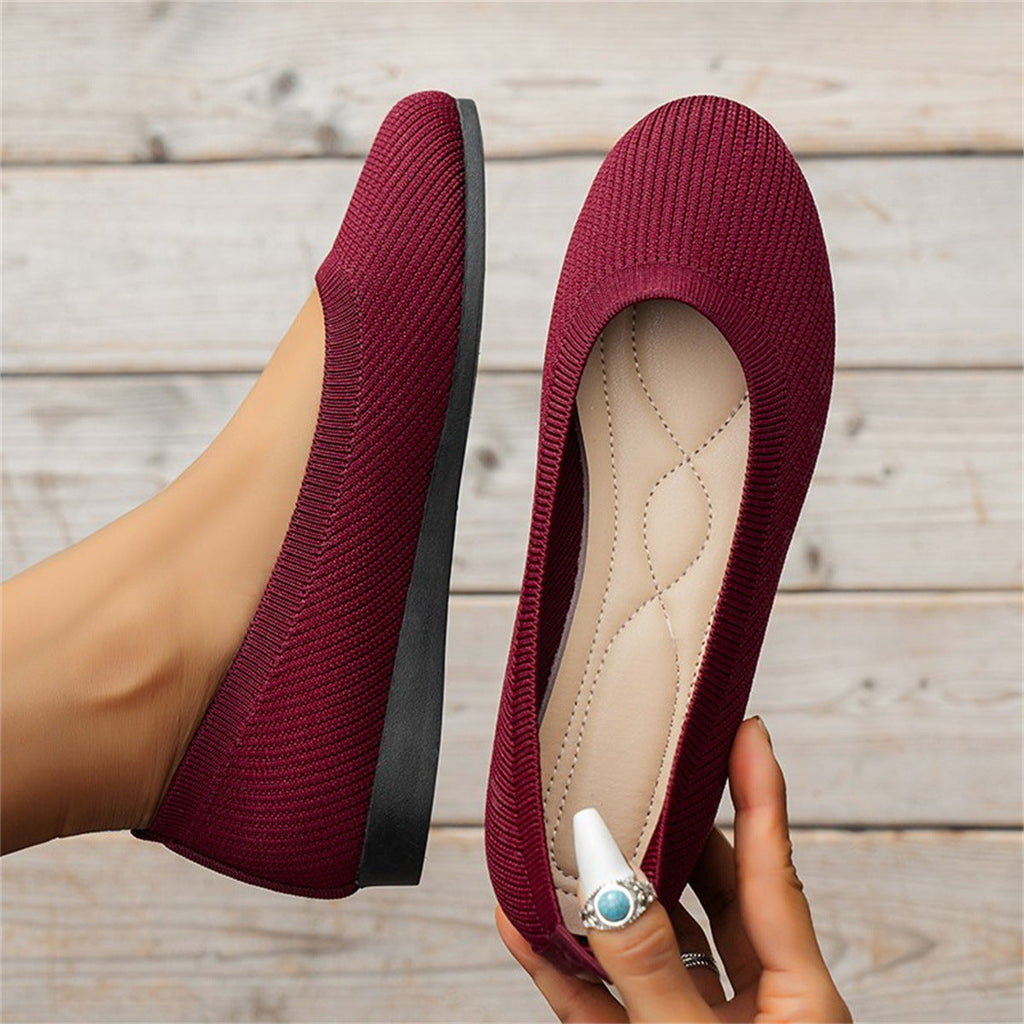 Ballerinaskor - Slip-On - Bekväma - Ergonomisk forma ballerinaskor - Damskor-Mira Lina