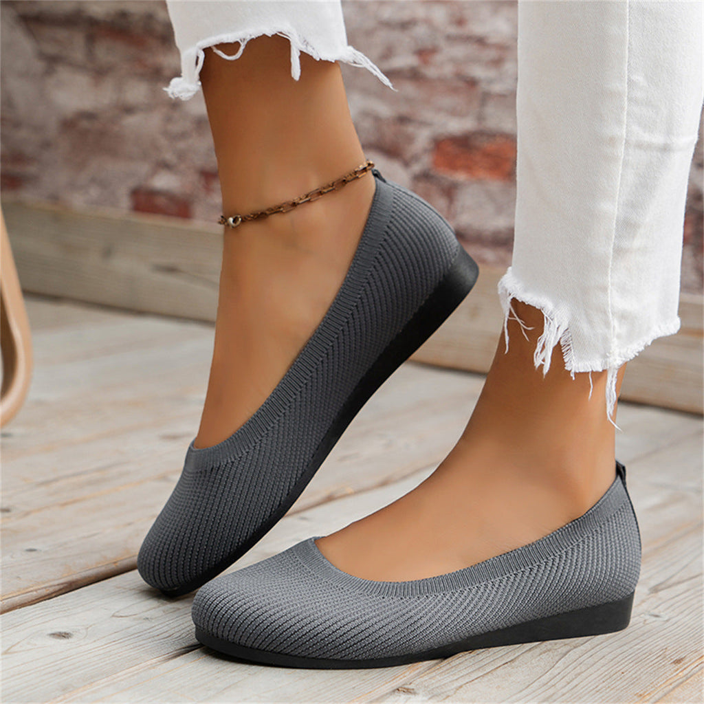 Ballerinaskor - Slip-On - Bekväma - Ergonomisk forma ballerinaskor - Damskor-Mira Lina