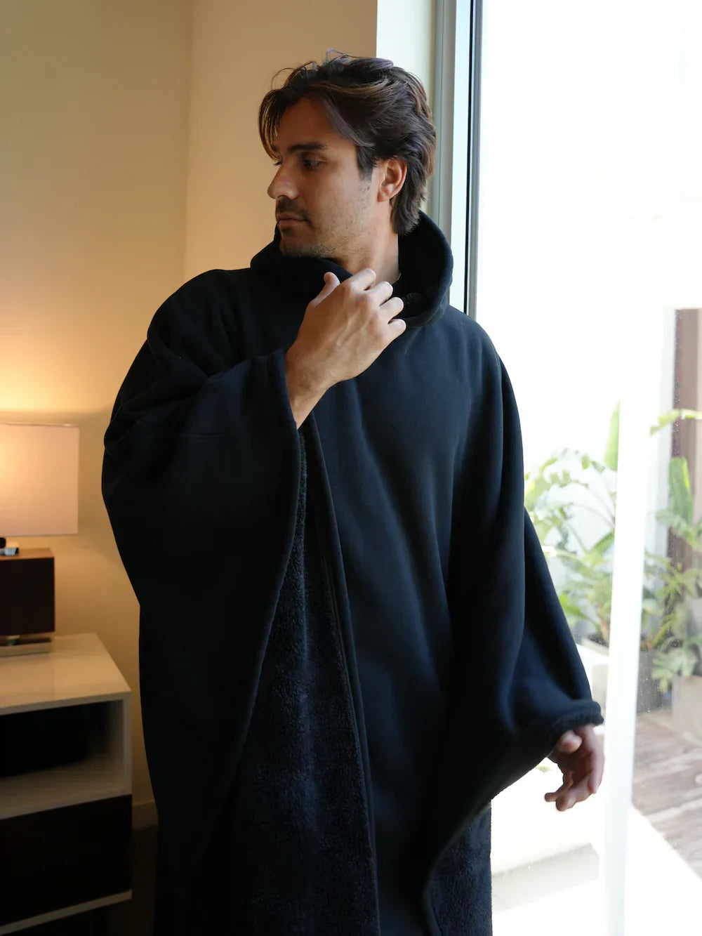 Blanket Hoodie - Oversized hoodie i mysig fleece för kvinnor Loungewear-Mira Lina