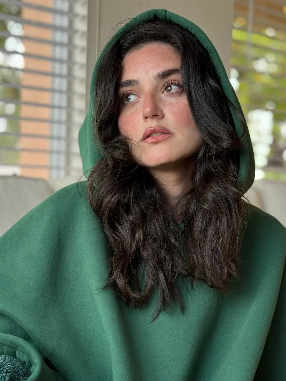 Blanket Hoodie - Oversized hoodie i mysig fleece för kvinnor Loungewear-Mira Lina