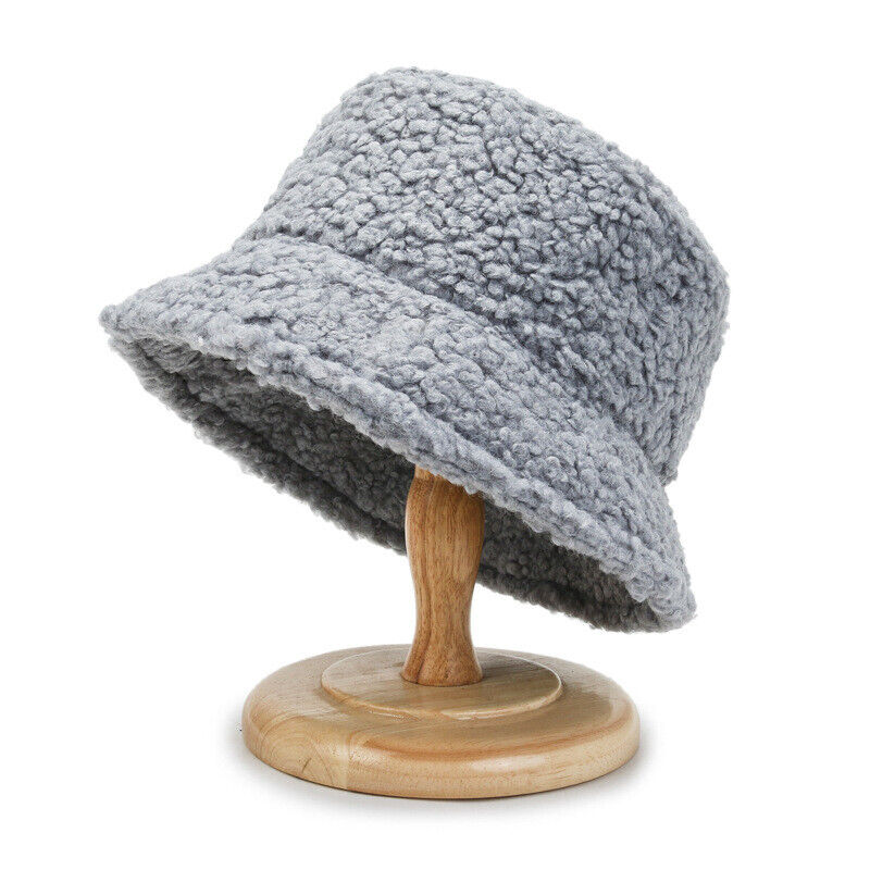 Bucket hatten för damer - Fleece - Vinter - Teddykeps - Damkeps-Mira Lina