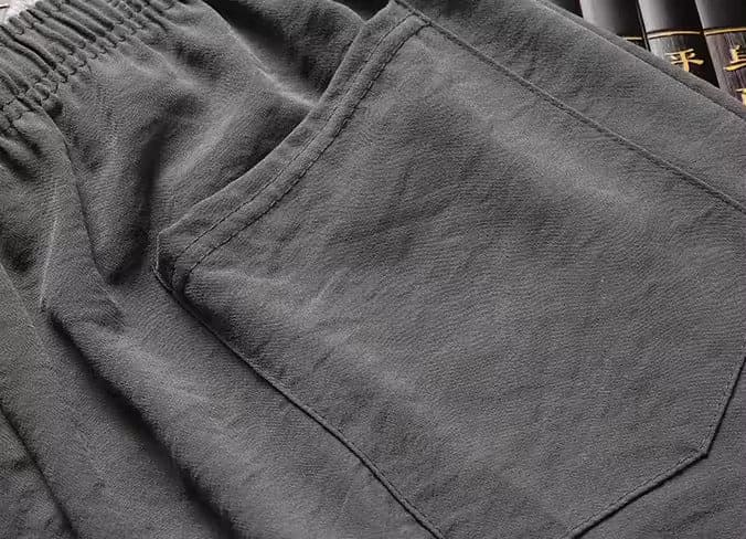 Co-Ord Set - Tvådelat set i slubväv med lång ärm för kvinnor Eastern-Mira Lina