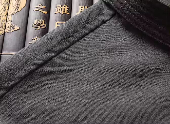 Co-Ord Set - Tvådelat set i slubväv med lång ärm för kvinnor Eastern-Mira Lina