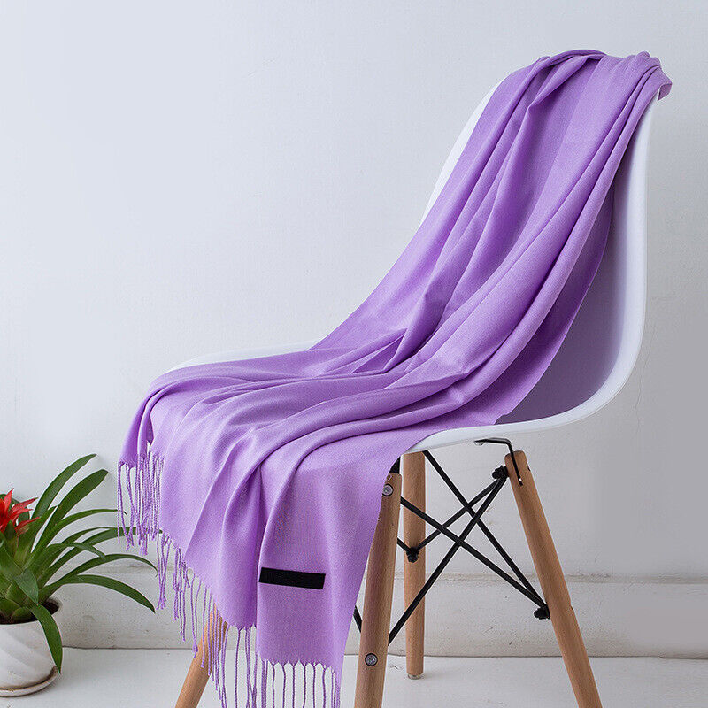 Damhalsduk – Stor – Tofs – Lång halsduk – Mjukstickathalsduk-Mira Lina