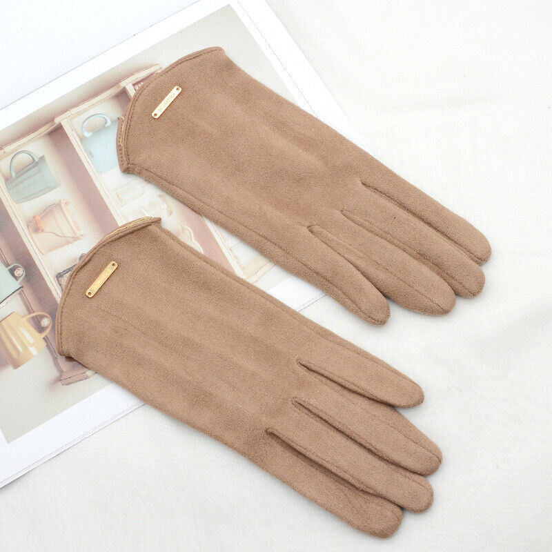 Damhandskar – Varma – Mocka – Touchscreenhandskar – Vinterhandskar-Mira Lina