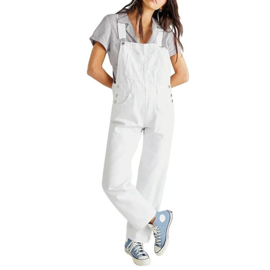 Denimoveraller - Casual - Ärmlösa - Denimoveraller - Denimoveraller för damer-Mira Lina