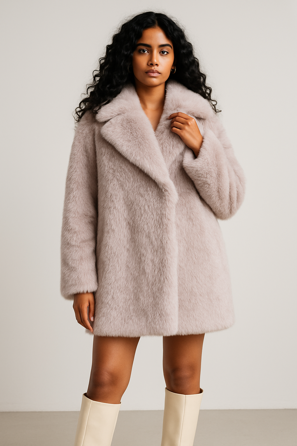 Fusklångluggigt tygjacka-Mira Lina