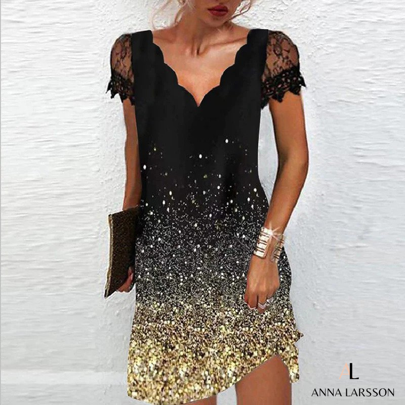 GlitterEve klänning | Glitterklänning-Mira Lina