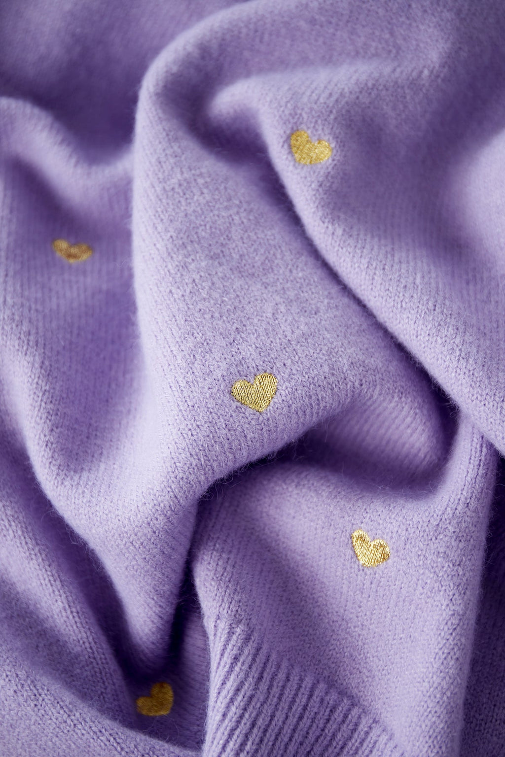 Hjärtat-tröja – Löst sittande – Hög hals – Stickad tröja – Stickade plagg för damer-Mira Lina