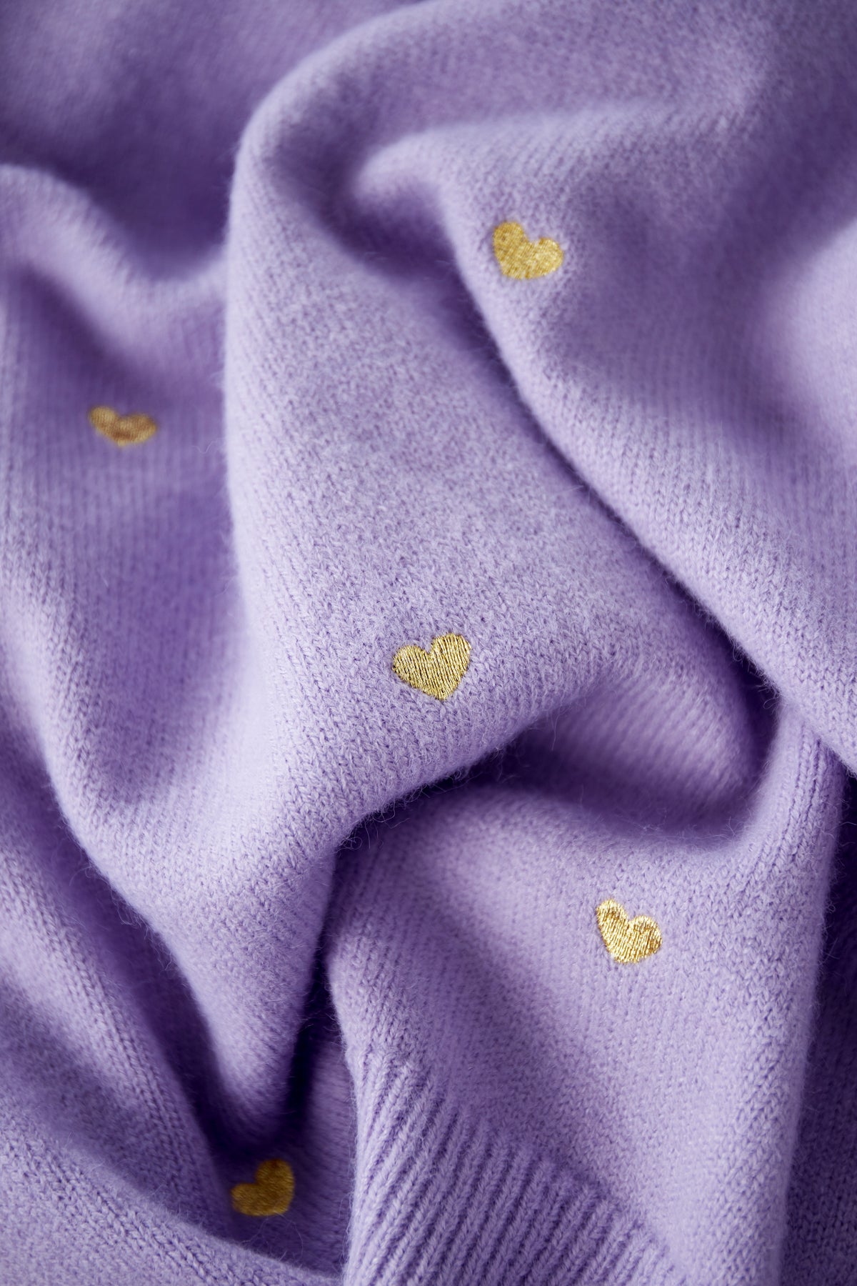 Hjärtat-tröja – Löst sittande – Hög hals – Stickad tröja – Stickade plagg för damer-Mira Lina