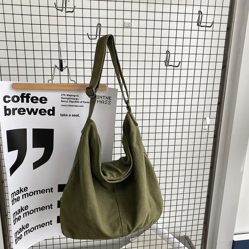 Hobo-väska – stor axelväska med justerbar rem för damer-Mira Lina
