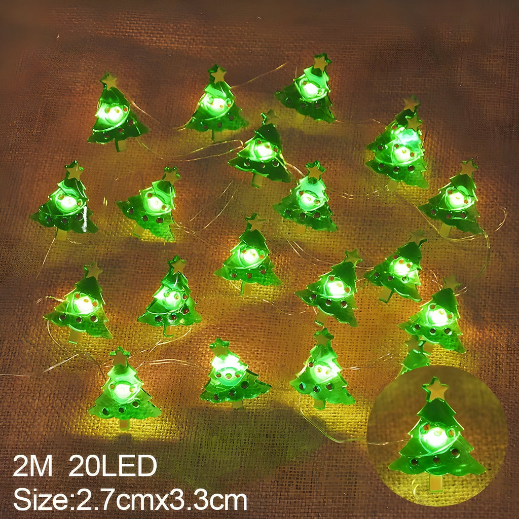 Julbelysning – Festlig LED-juldekoration med ljusslingor-Mira Lina