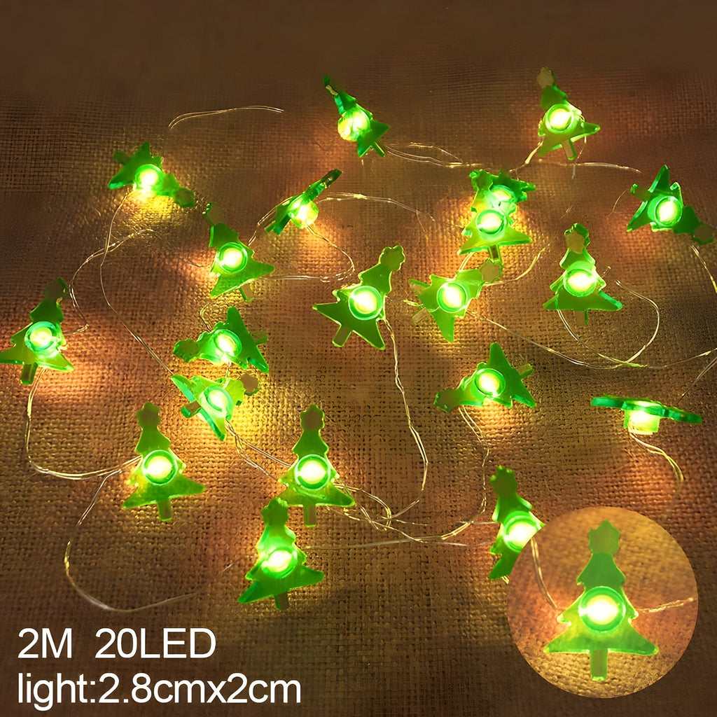 Julbelysning – Festlig LED-juldekoration med ljusslingor-Mira Lina