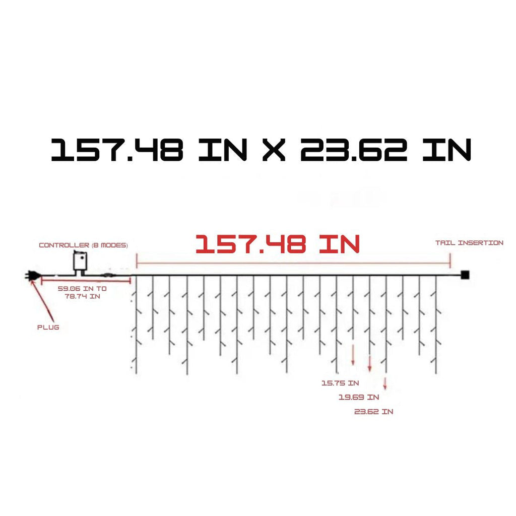 Julbelysning för fönster - hängande julbelysning för inomhus- och utomhusbruk-Mira Lina