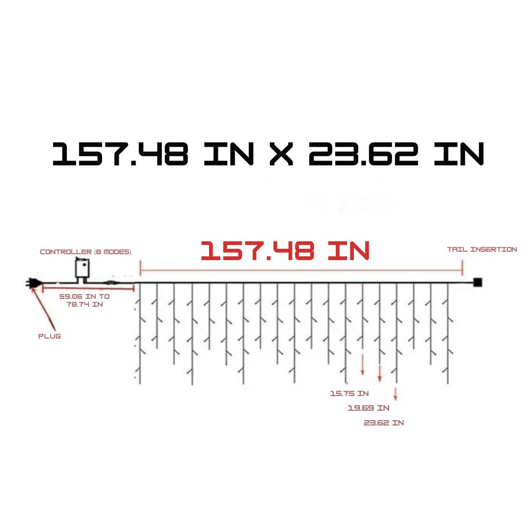 Julbelysning för fönster - hängande julbelysning för inomhus- och utomhusbruk-Mira Lina