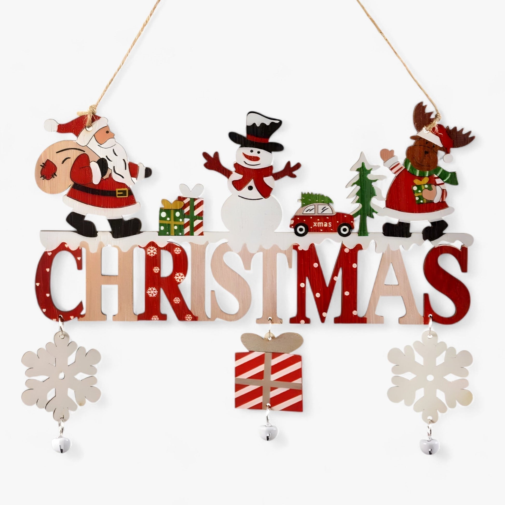 Juldörrskylt – Julig välkomstskylt för verandan-Mira Lina