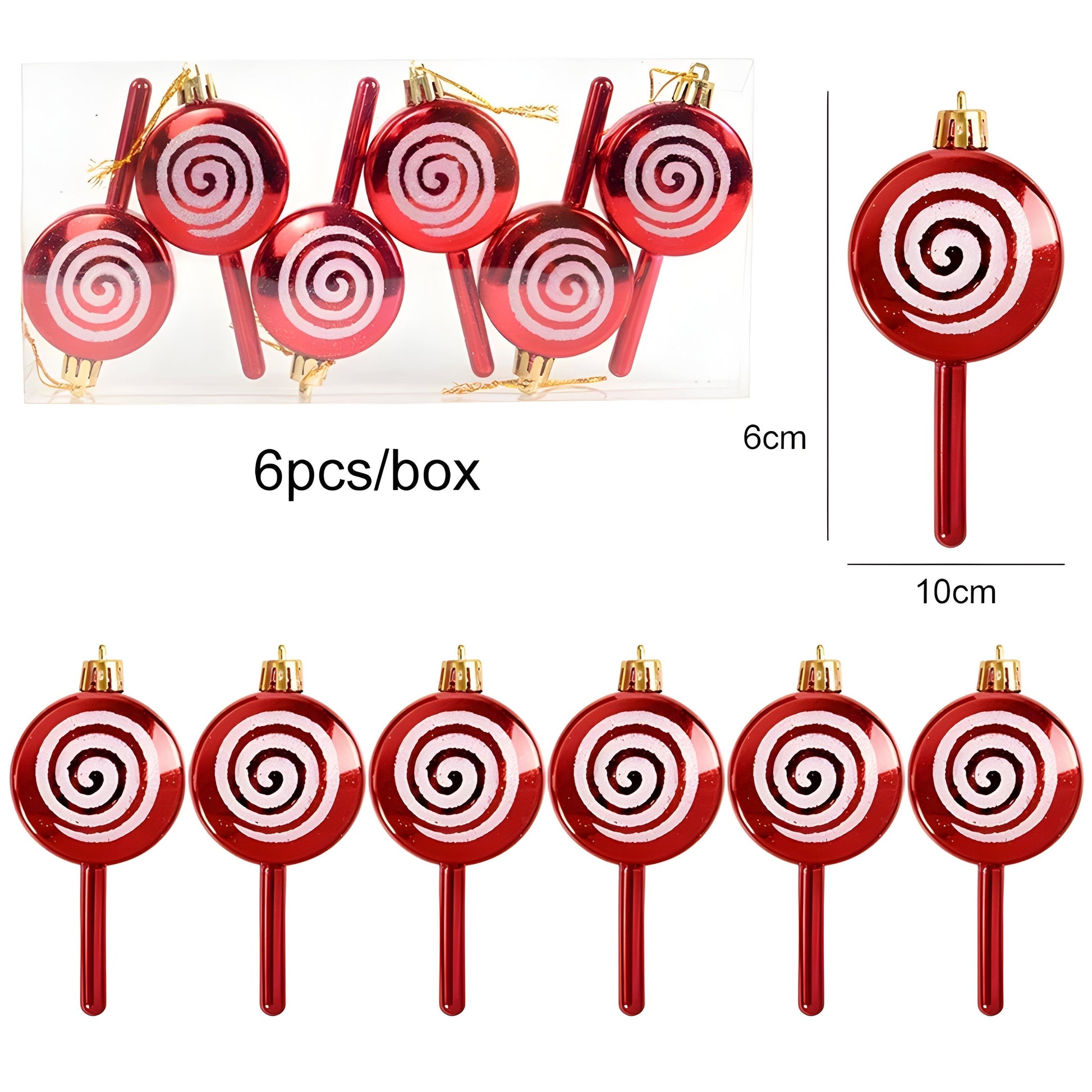 Julgranpynt - Hängande - Godisdekorationer - Julgranskulor - Juldekorationer-Mira Lina