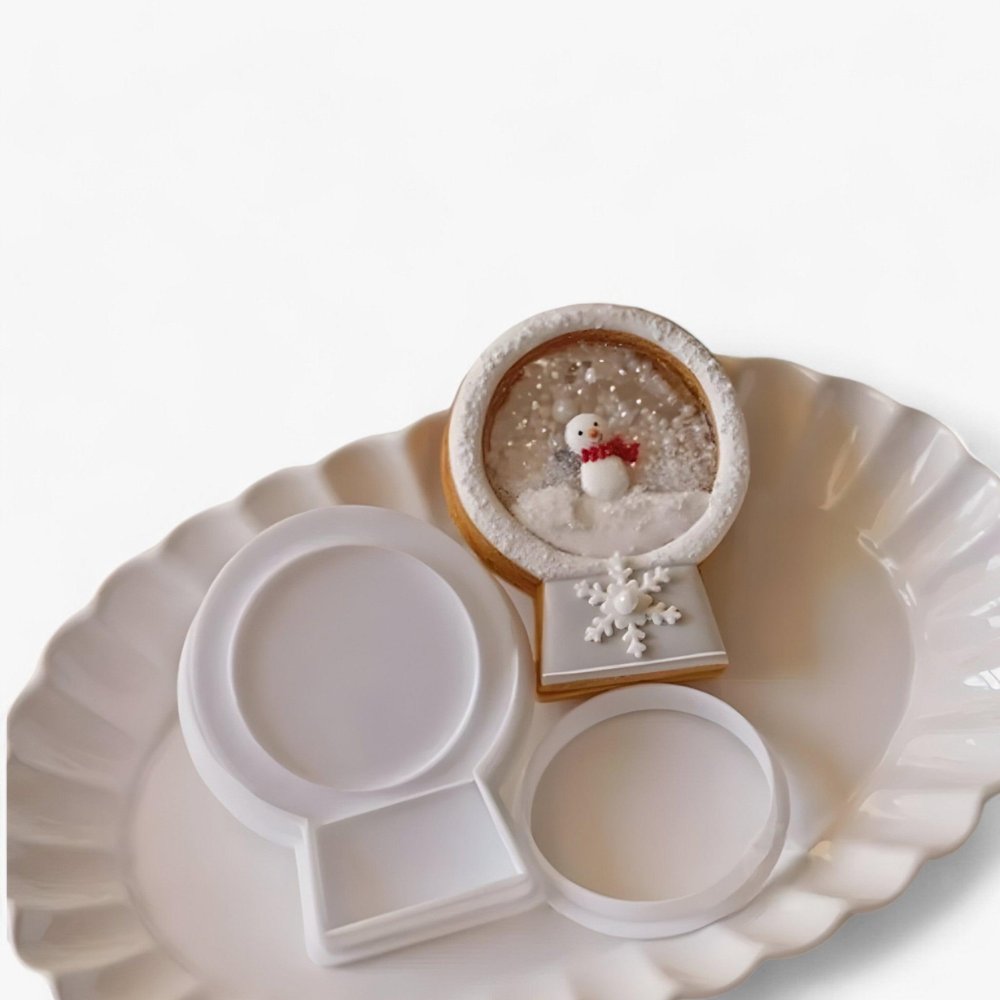 Julkaksklippare | Dubbelskiktad | Pepparkakor | Julkaksstämpel | Julbakning-Mira Lina