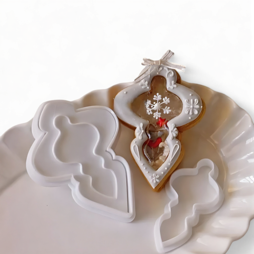 Julkaksklippare | Dubbelskiktad | Pepparkakor | Julkaksstämpel | Julbakning-Mira Lina