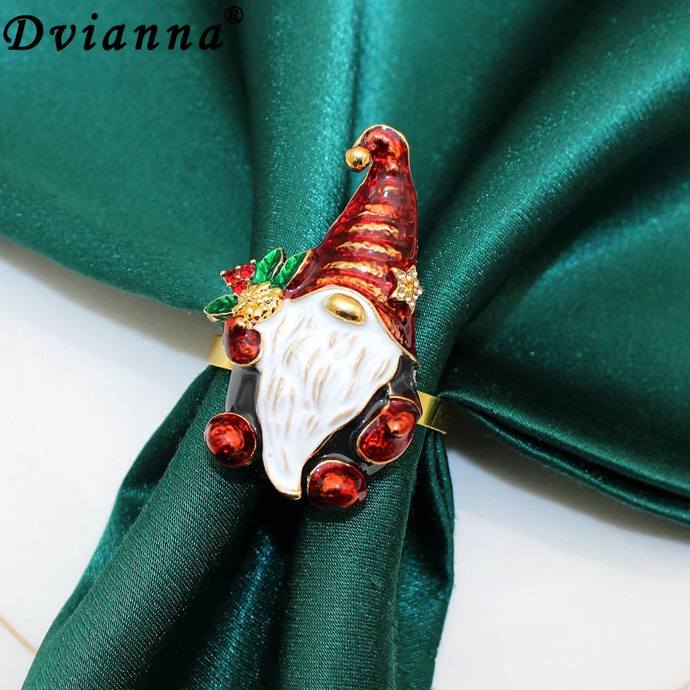 Julservetteringringar | Dekoration | Servettringar | Festliga servettringar | Julringar för servetter-Mira Lina