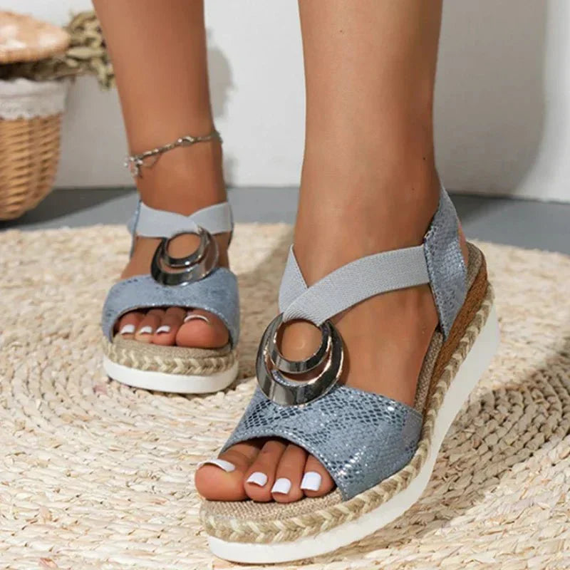 Kilklackssandaler | Ergonomiska | Ergonomisk forma | Plattformssandaler | Damsandaler-Mira Lina