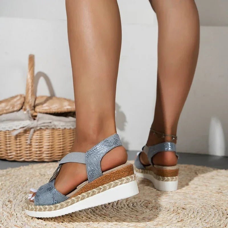 Kilklackssandaler | Ergonomiska | Ergonomisk forma | Plattformssandaler | Damsandaler-Mira Lina