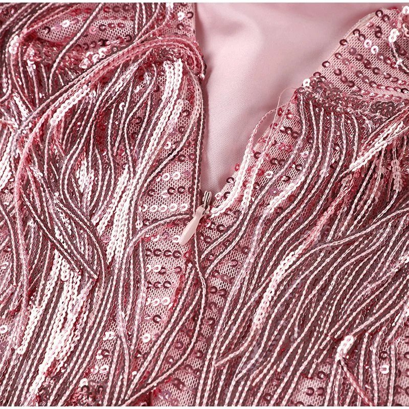 Kina klänning | Snygg cocktailklänning-Mira Lina