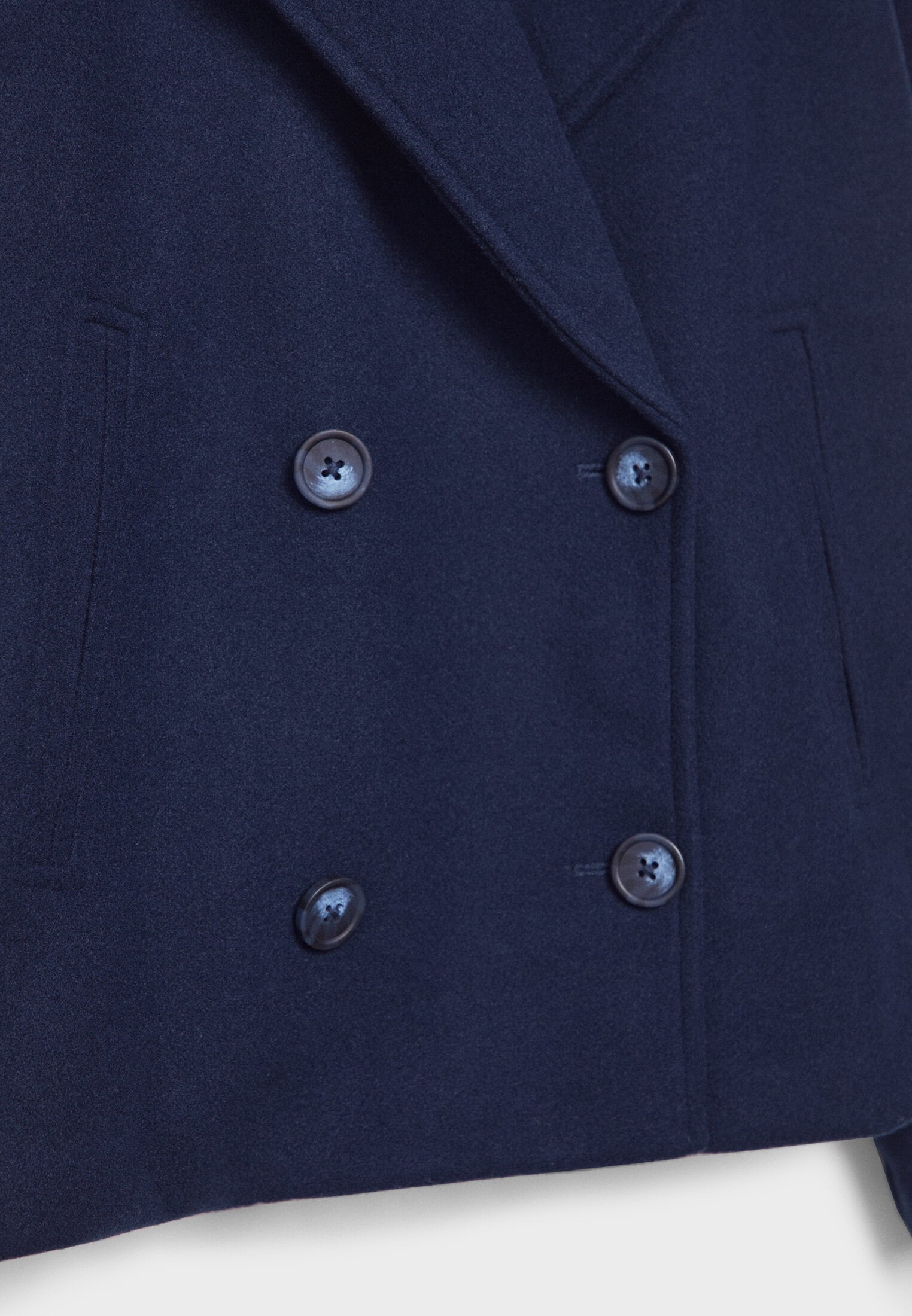 Kort Trench Coat - Dubbelknäppt kort Trench Jacket med lös passform för kvinnor-Mira Lina
