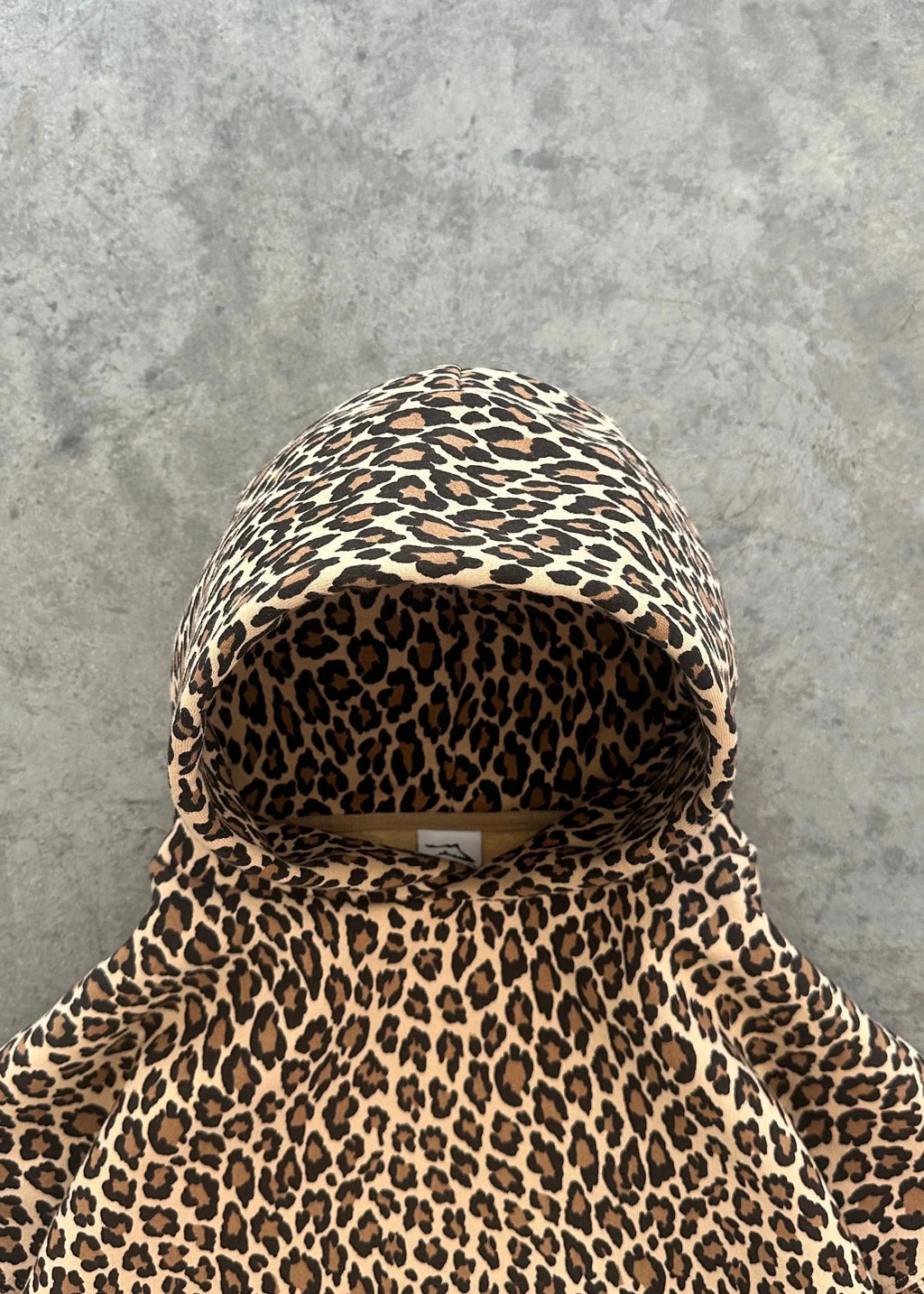 Leopard Hoodie - Bekväm - Pnaturfiberblandningover - Oversized Hoodie - Hoodie för kvinnor-Mira Lina