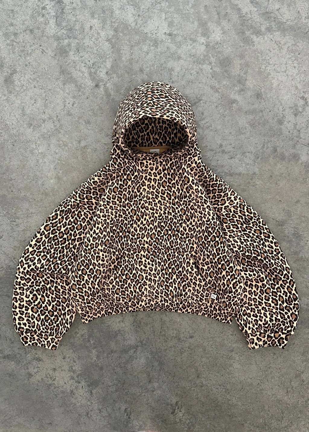 Leopard Hoodie - Bekväm - Pnaturfiberblandningover - Oversized Hoodie - Hoodie för kvinnor-Mira Lina