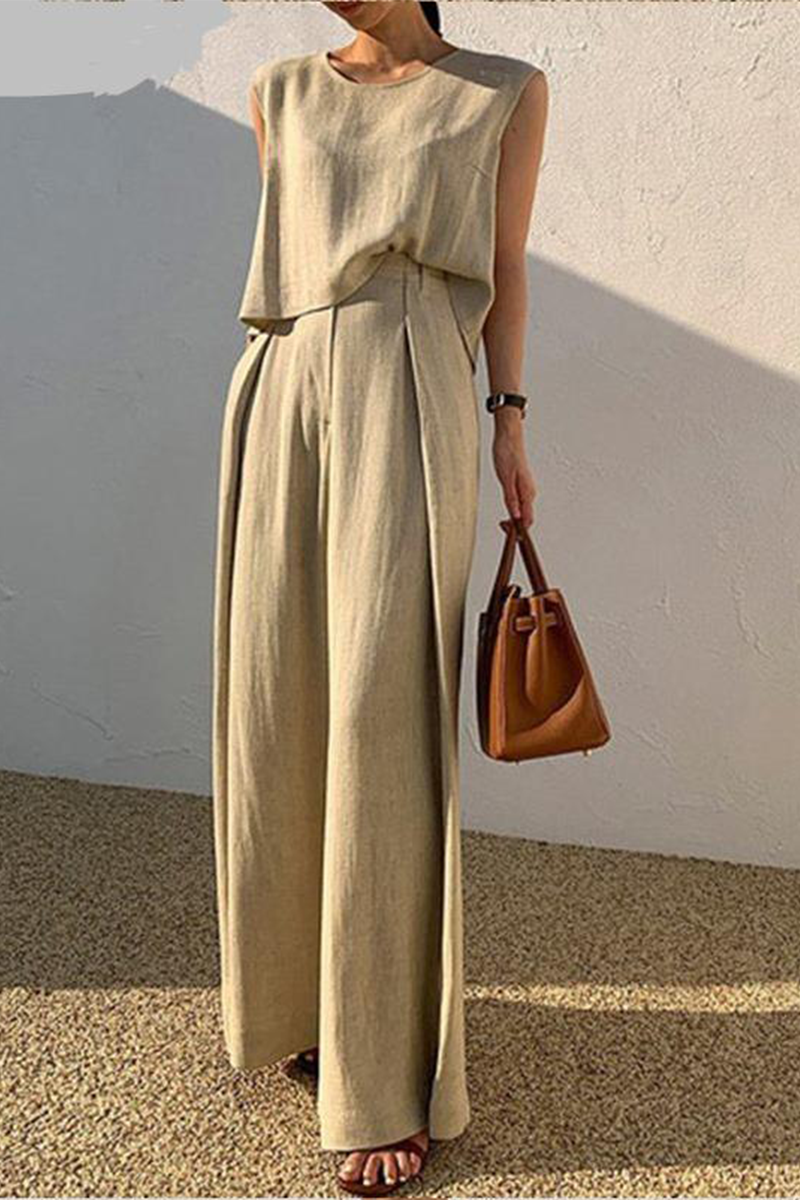 Löst sittande minimalistiskt set med outfits för kvinnor-Mira Lina