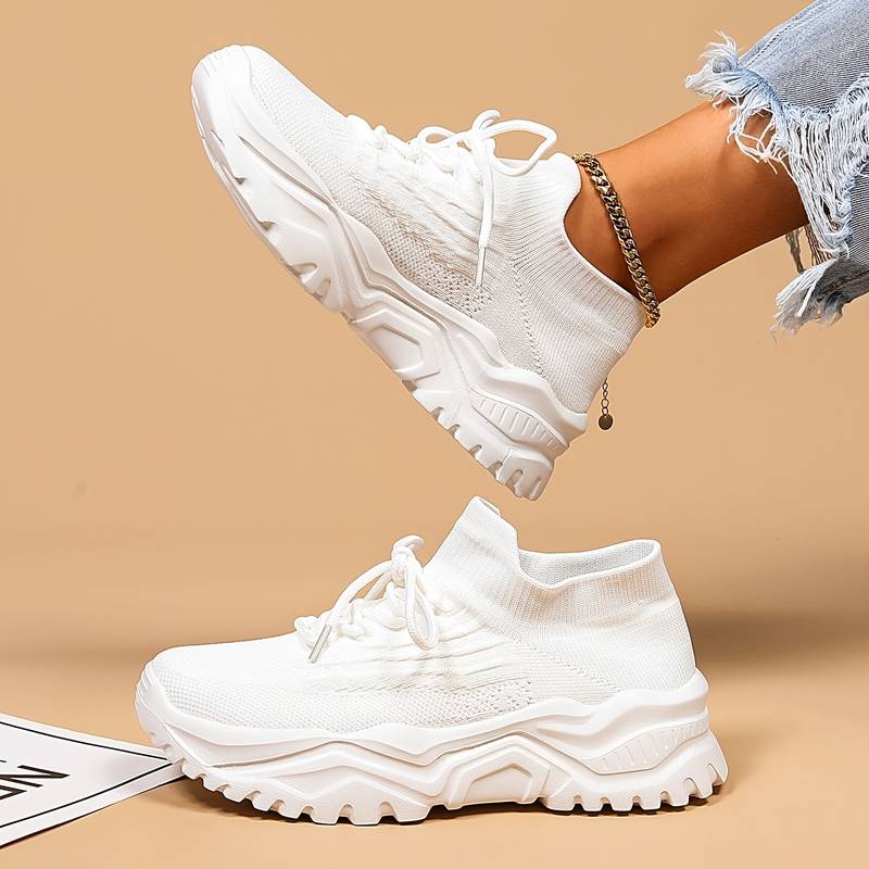Ortopediska träningsskor | Chunky | Mesh | Slip-On Sneakers | Träningsskor för damer-Mira Lina