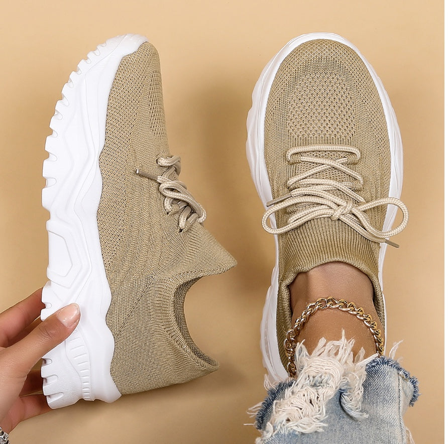 Ortopediska träningsskor | Chunky | Mesh | Slip-On Sneakers | Träningsskor för damer-Mira Lina