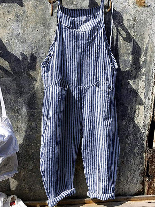 Overalls | Randiga | Löst sittande | Sommaroverall | Damoverall-Mira Lina