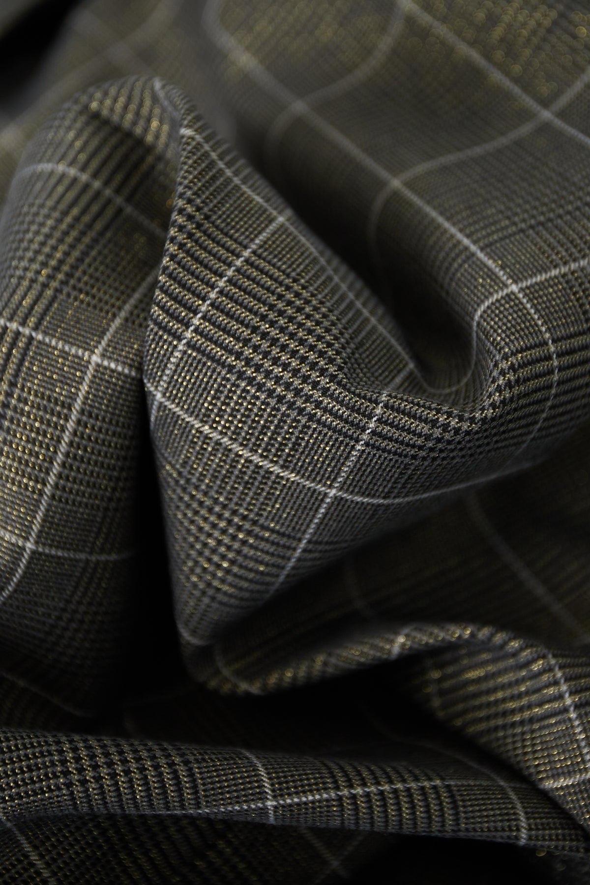 Överdimensionerad Blazer – Löst sittande, enkelknäppt rutig blazer för damer-Mira Lina