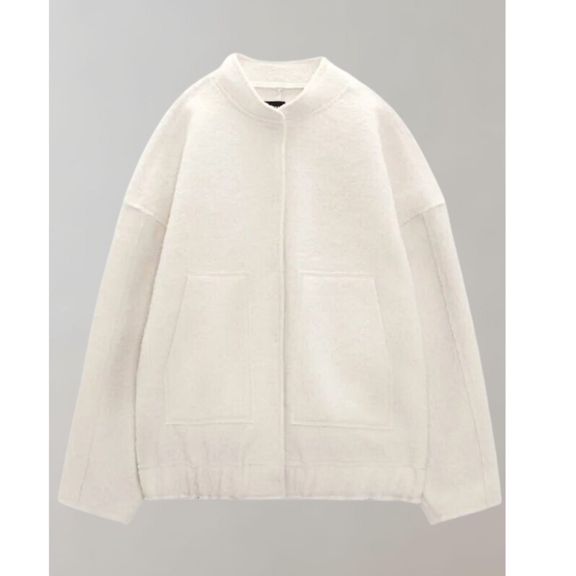 Oversized Bomberjacka | Knappslå | Fickor | Oversized Jacka | Damjacka-Mira Lina