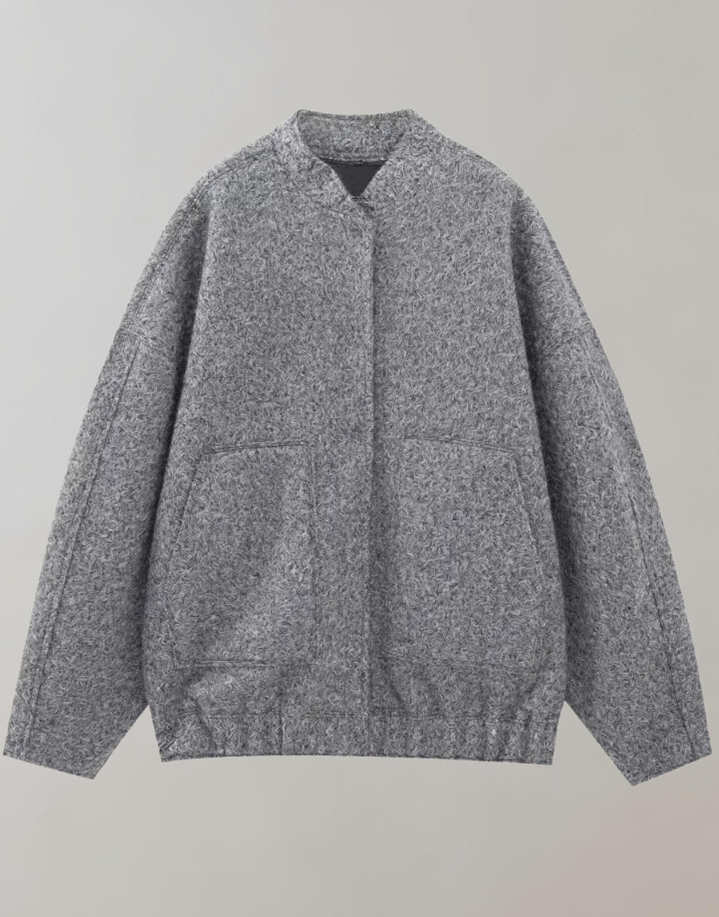 Oversized bomberjacka | Casual | Knäppt | Oversized jacka | Damjacka-Mira Lina