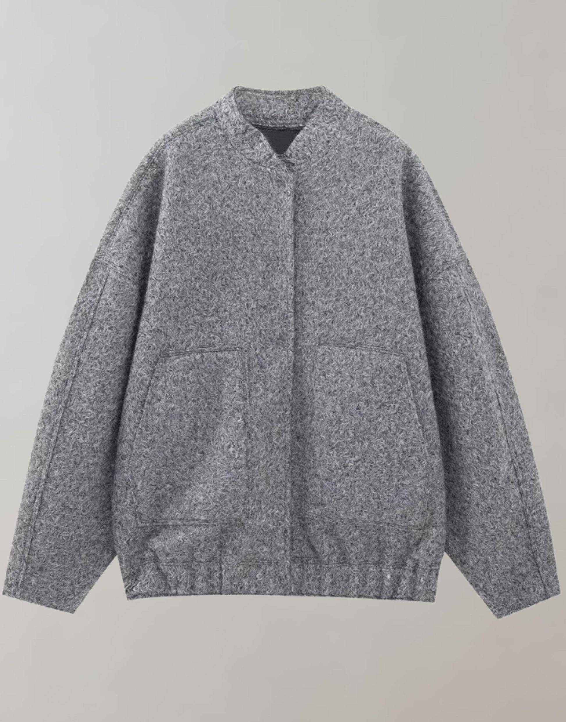 Oversized bomberjacka | Casual | Knäppt | Oversized jacka | Damjacka-Mira Lina