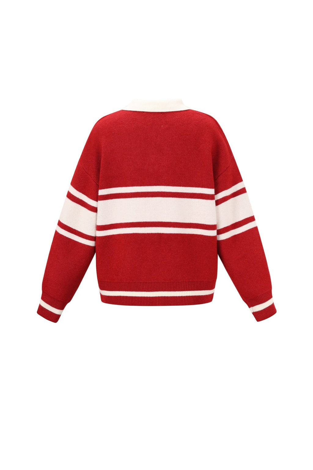 Polotröja – Los Angeles – Krage – Stickad tröja – Stickade plagg för damer-Mira Lina