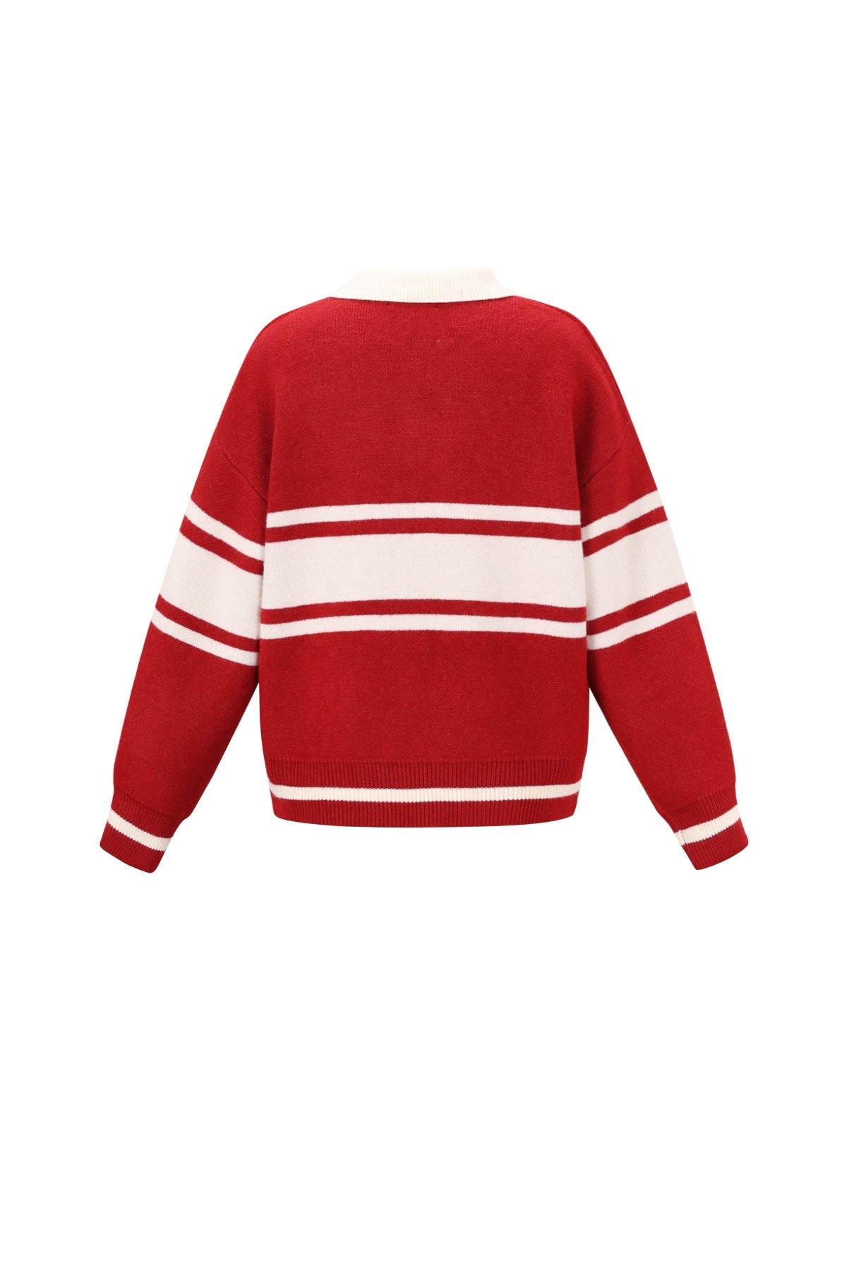 Polotröja – Los Angeles – Krage – Stickad tröja – Stickade plagg för damer-Mira Lina