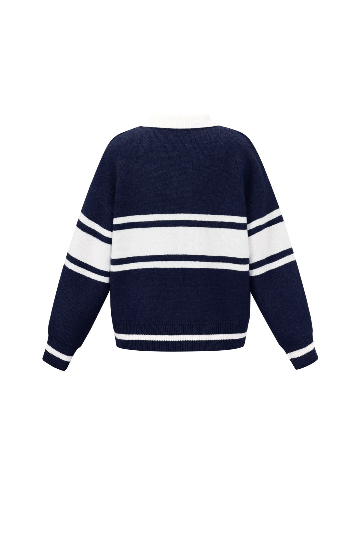 Polotröja – Los Angeles – Krage – Stickad tröja – Stickade plagg för damer-Mira Lina