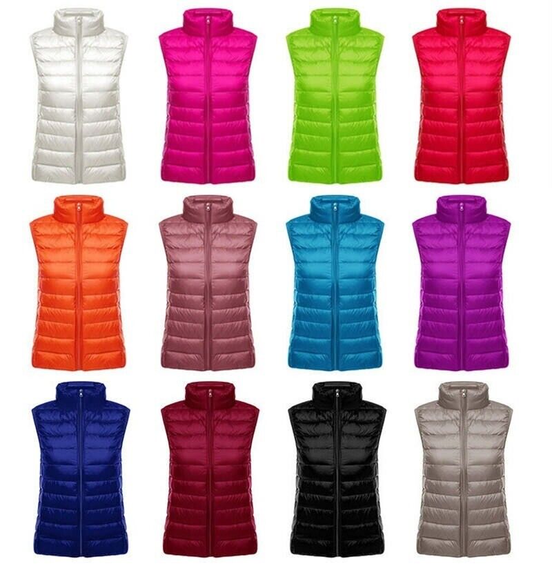 Puffer Gilet | Vadderad | Bodywarmer | Dunväst | Damväst-Mira Lina