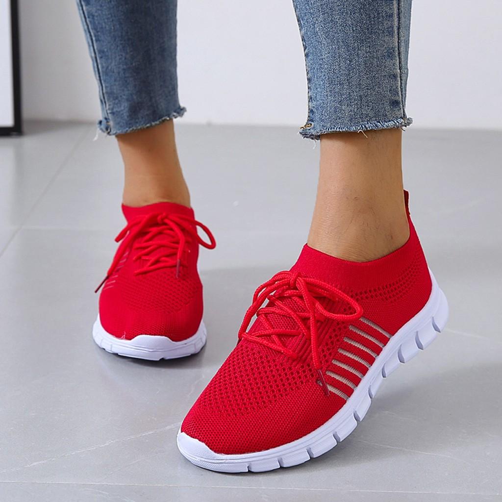 Slip-On Sneakers - Andningsaktiva - Ergonomisk forma - Mesh Sneakers - Träningsskor för kvinnor-Mira Lina