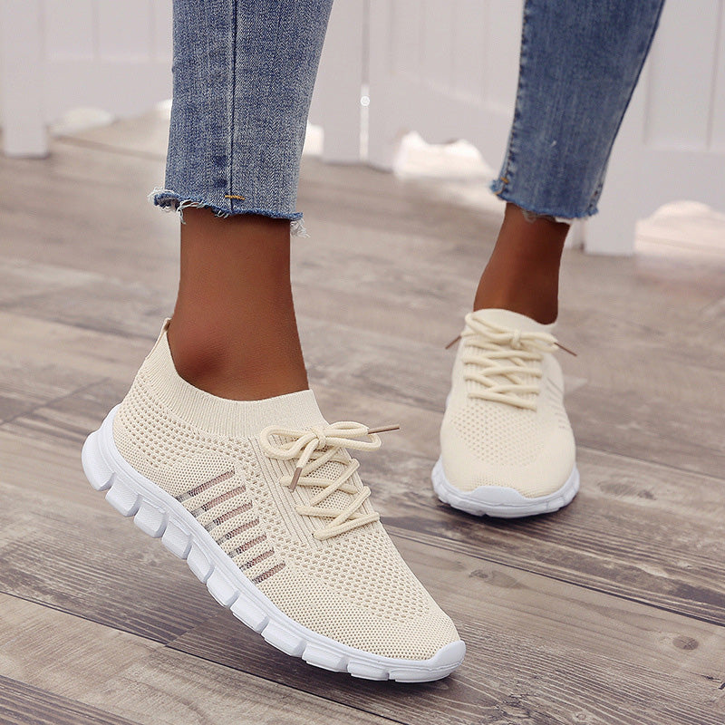 Slip-On-träningsskor | Mesh | Promenader | Slip-On-sneakers | Ortopediska skor för kvinnor-Mira Lina