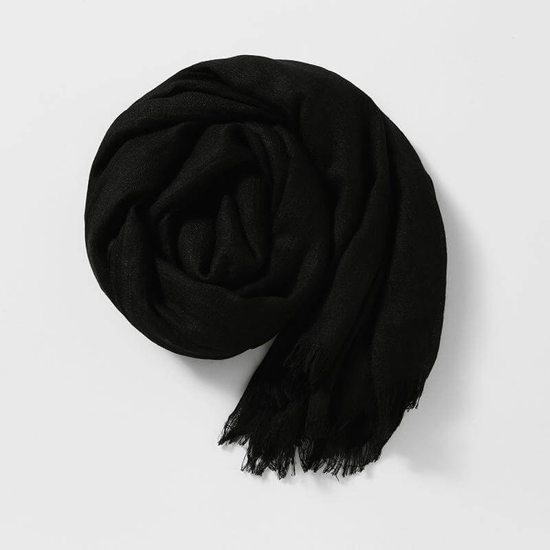 Slubväv scarf | Lätt | Mjuk | Vårscarf | Scarf för kvinnor-Mira Lina