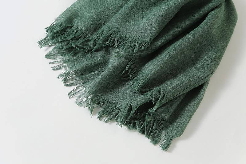 Slubväv scarf | Lätt | Mjuk | Vårscarf | Scarf för kvinnor-Mira Lina