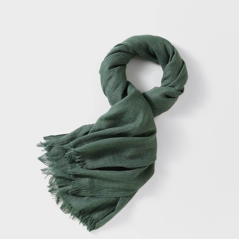Slubväv scarf | Lätt | Mjuk | Vårscarf | Scarf för kvinnor-Mira Lina